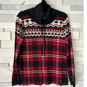 Lauren Ralph Lauren 100% Cotton Cinch Cowl Neck Long Slv Knit Sweater LP Preppy